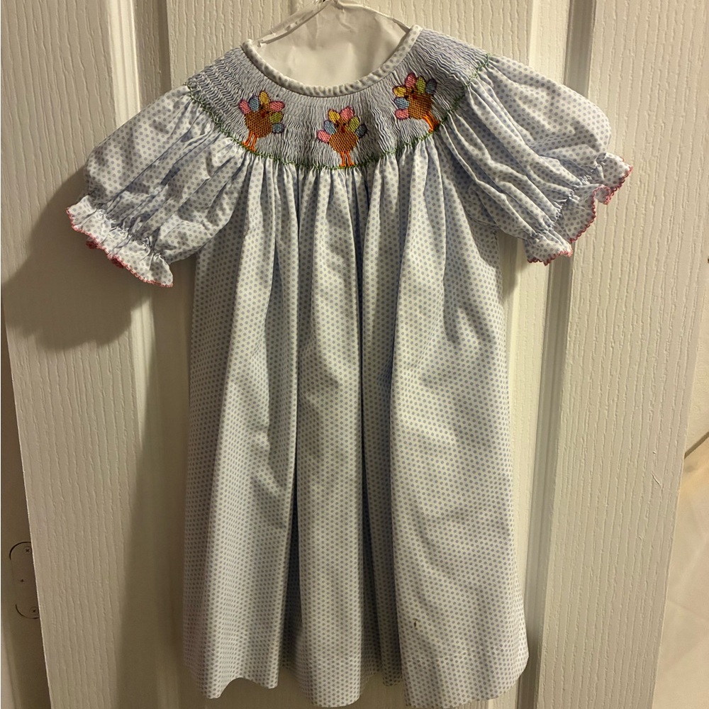 Thanksgiving Smocked Dress
